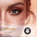 Circle Black, Meetone lentes de contacto Halloween