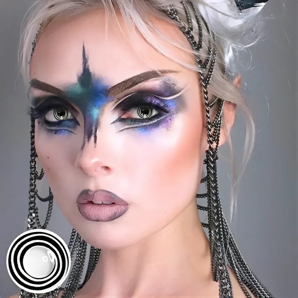Black White Spiral, lentes de contacto cosplay