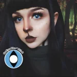 Cat Eye Blue, lentes de contacto cosplay