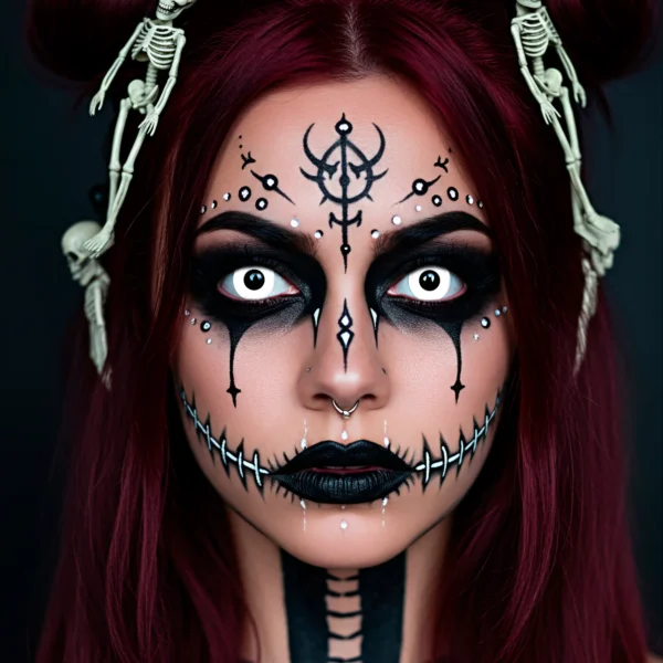 White Block, lentes de contacto cosplay