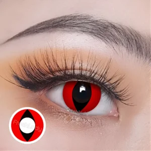 Cat Eye Red, lentes de contacto Halloween