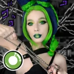 Green Manson, lentes de contacto Halloween