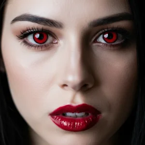 Vampire Red, lentes de contacto Halloween