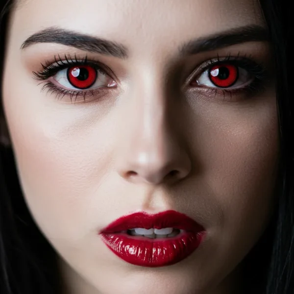 Vampire Red, lentes de contacto Halloween