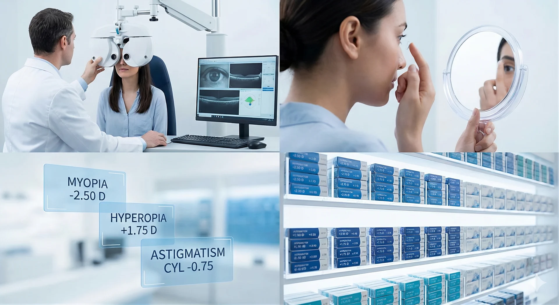 Óptica Perú tu aliado en lentes de contacto cosméticos y medicados